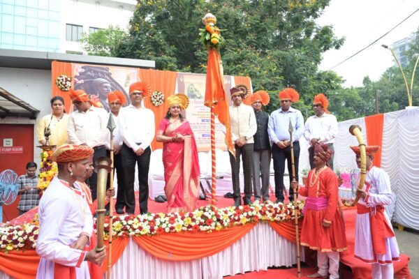 शिवराज्याभिषेक सोहळा जिल्हा परिषद ठाणे येथे जल्लोषात साजरा